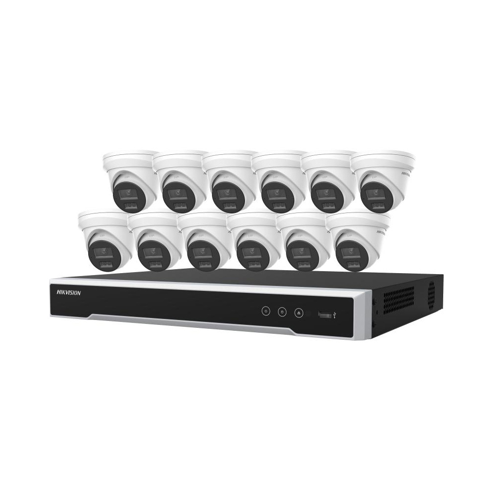 Hikvision EKI-K164T412L 16-Channel 4MP Smart Hybrid Light PoE NVR Kit